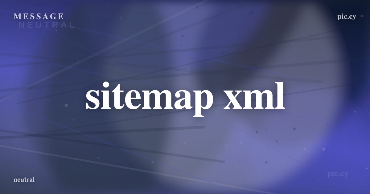 sitemap xml