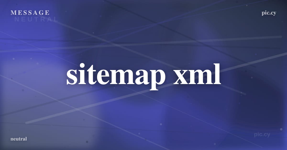 sitemap xml