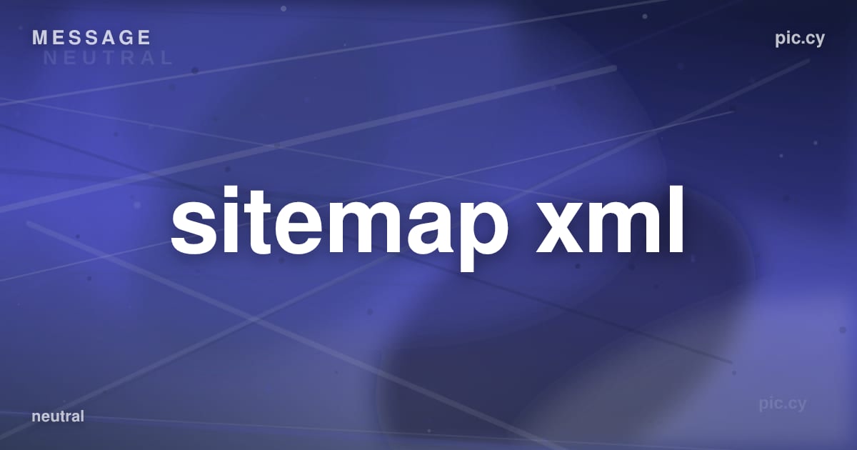 sitemap xml